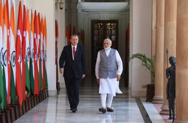 Modi and Erdogan agree on strengthening economic ties, measures against terrorism