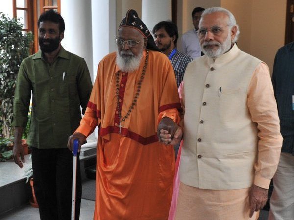 PM Modi greets Bishop Philipose Mar Chrysostom on his birthday