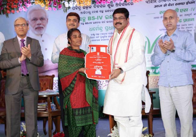 Dharmendra Pradhan launches BS-IV grade fuels nationwide 