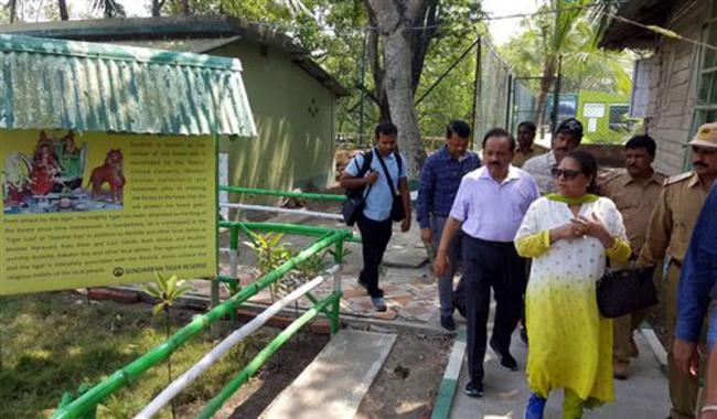 Union Forest and Environment minister visits Sundarban Tiger Reserve