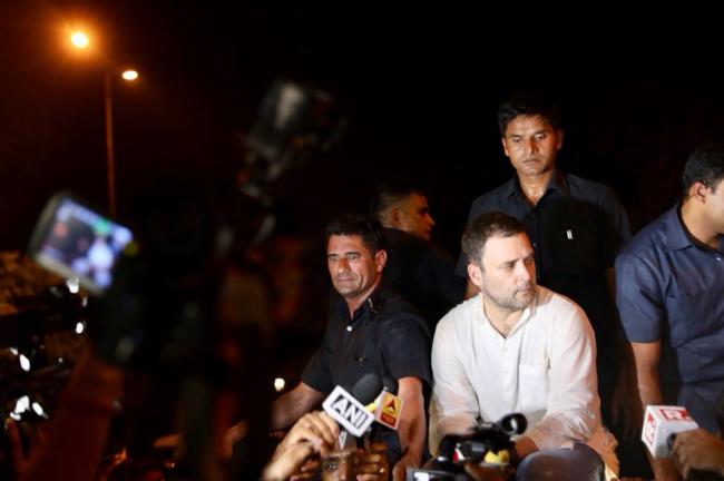 Rahul Gandhi leads candlelight march over Unnao, Kathua rape incidents in New Delhi