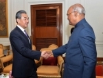 Foreign Minister Wang Yi of China calls on the President Kovind