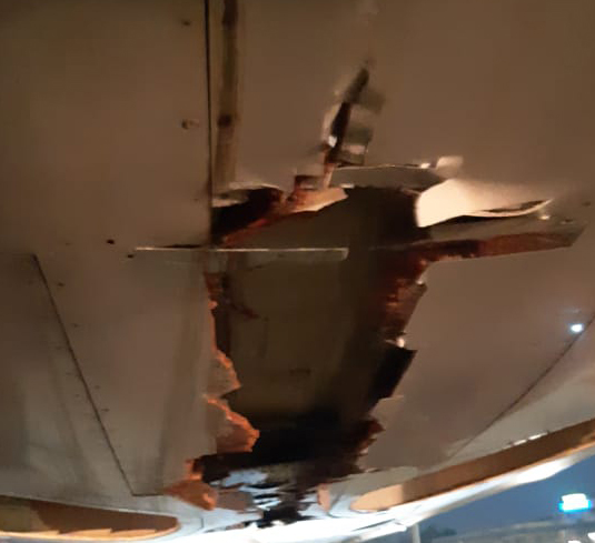 Air India planes flies with ripped underbelly for 4 hours after takeoff damage, passengers escape unhurt 