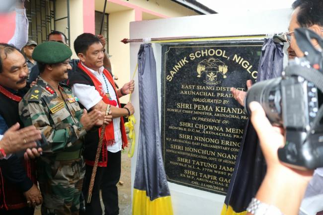 Pema Khandu inaugurates first Sainik School in Arunachal Pradesh 