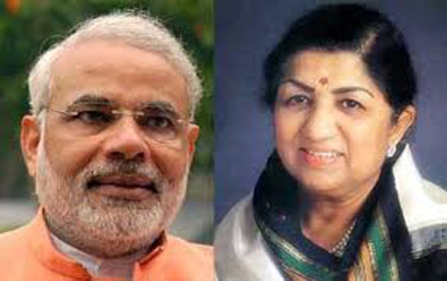 Indian PM Narendra Modi wishes Lata Mangeshkar on birthday