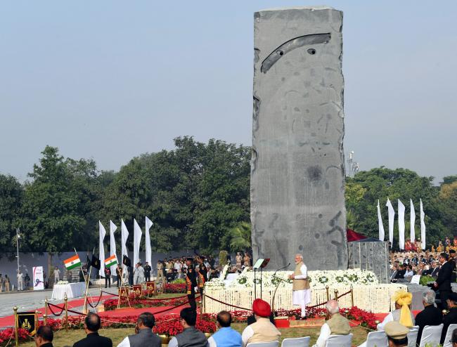 PM Modi dedicates National Police Memorial to nation, announces award in name of Subhas Chandra Bose