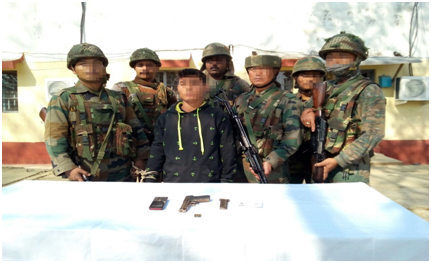 Two Naga militants nabbed by Assam Rifles