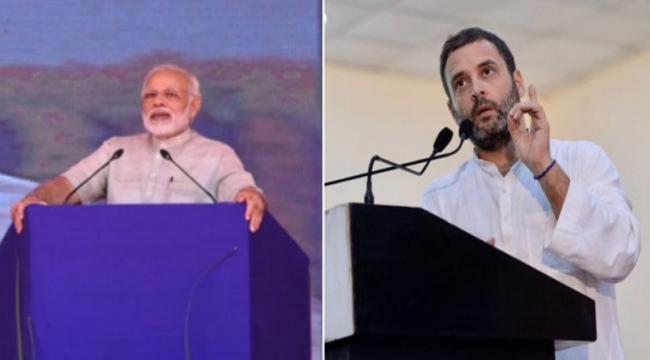 Congress president Rahul Gandhi wishes Narendra Modi on birthday