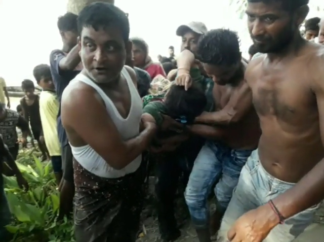 Locals rescue woman from getting drowned in Brahmaputra river