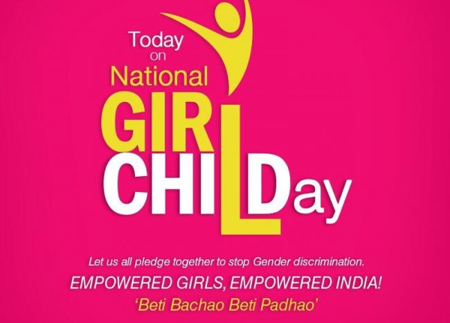 India celebrates National Girl Child Day on 24th January