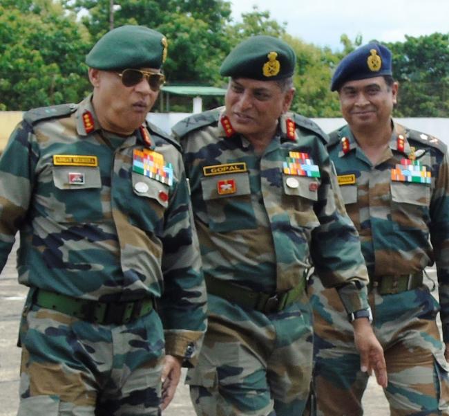 GoC Chief of Eastern Command arrives at Dimapur 