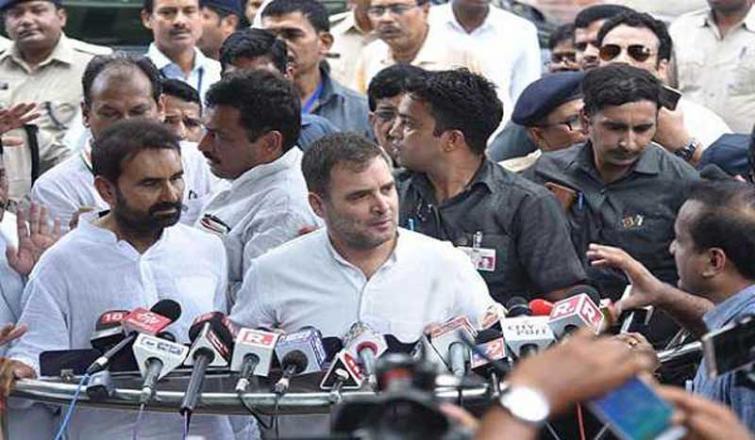 Rahul Gandhi says he will continue to raise voice of poor and labourers