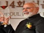 Jharkhand Chief Minister Raghubar Das congratulates PM Modi for winning Seoul Peace Prize 