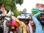 Indian Youth Congress holds protest march in Delhi against BJP