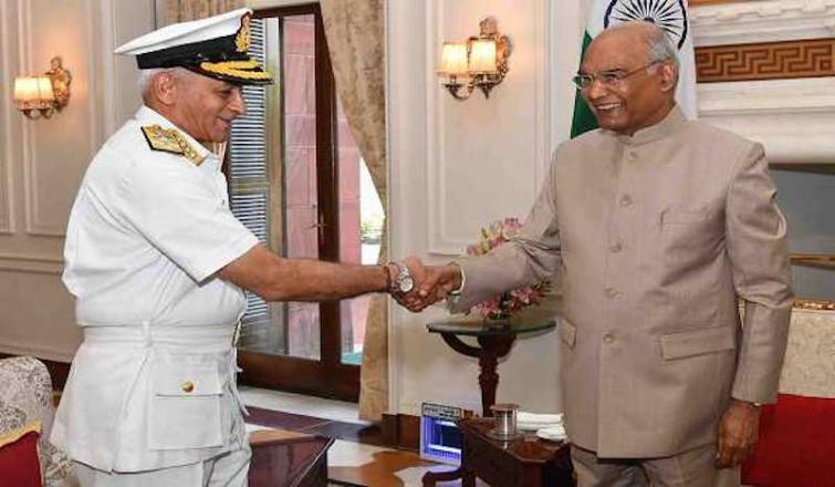 Navy chief Admiral Lanba calls on President