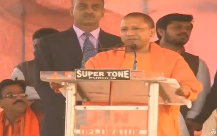 West Bengal CM is trying to protect a corrupt officer: Yogi Adityanath targets Mamata Banerjee from Purulia rally