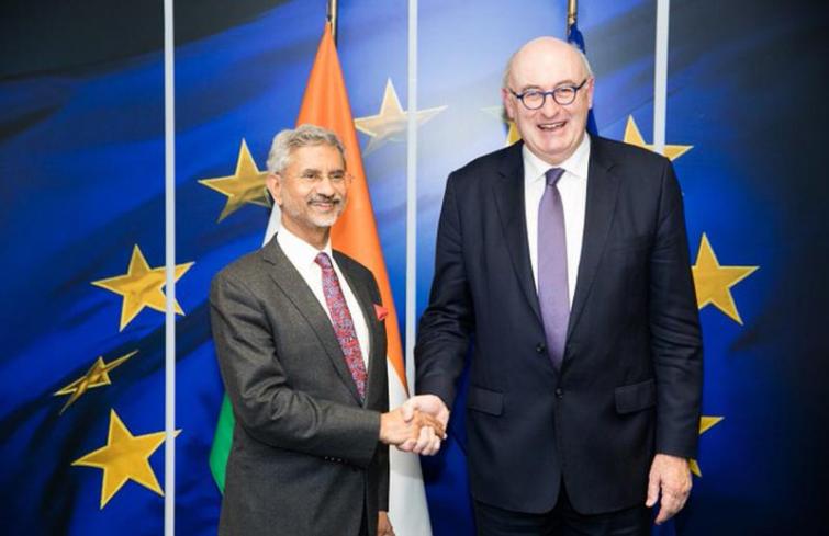 S Jaishankar visits Brussels, meets EU leaders