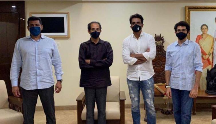 Sonu Sood meets Uddhav Thackeray following Shiv Sena leader Sanjay Raut's mocking