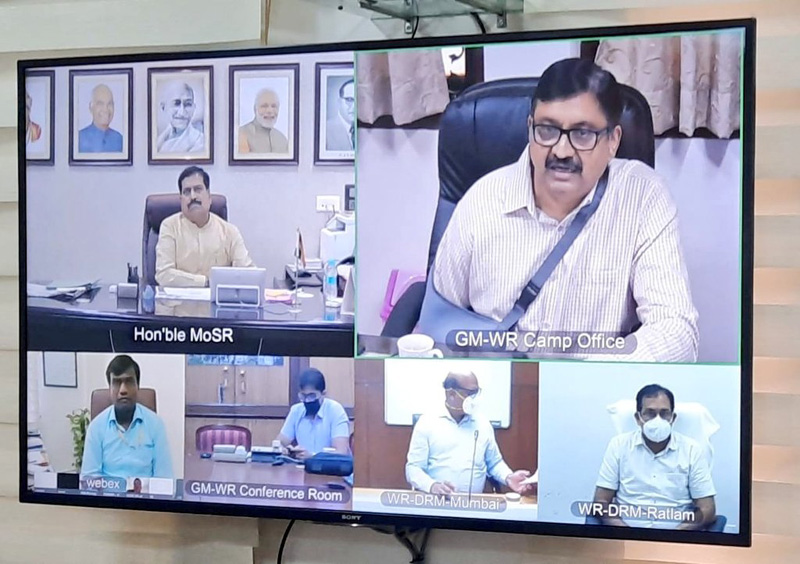 Junior Railway Minister Suresh Angadi reviews freight related performance of NF Railway