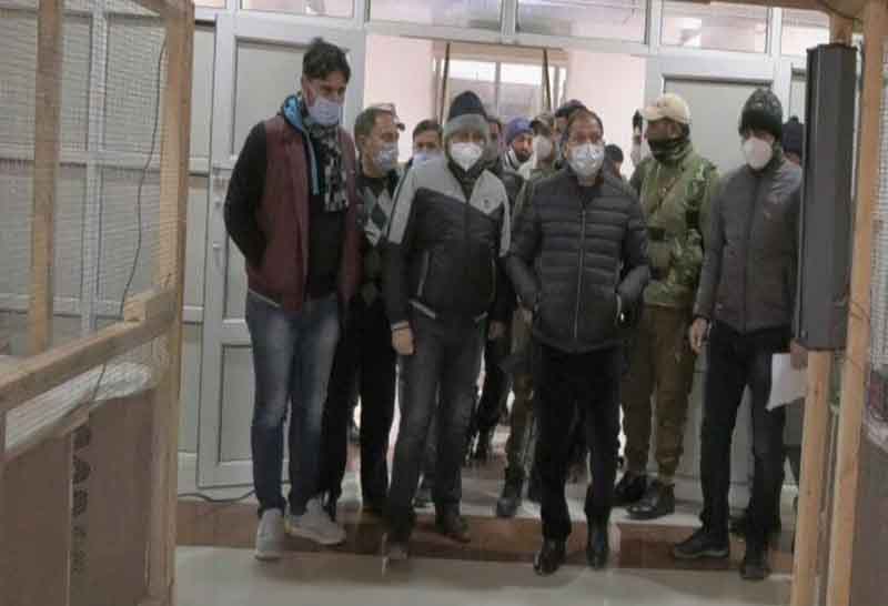 DPEO G'bl takes spot inspection of arrangements at counting venue in J&K