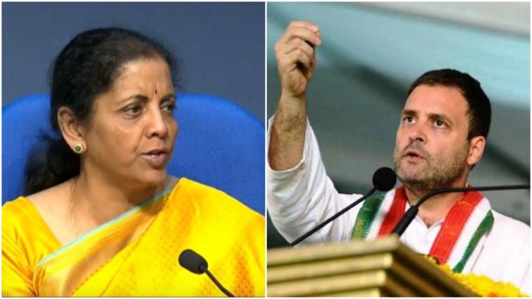 War of Words: Rahul Gandhi, Nirmala Sitharaman exchange barbs over Budget speech