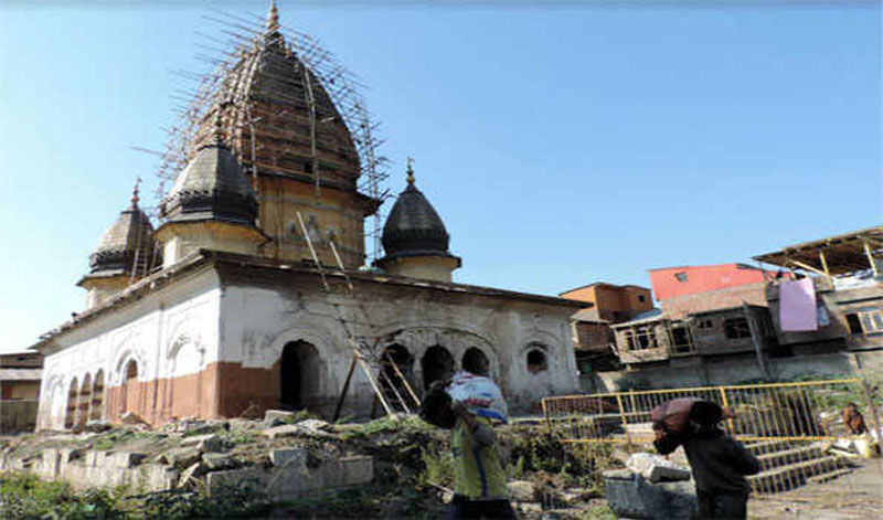 Jammu and Kashmir: Renovation work of centuries old Raghunath temple in Srinagar underway