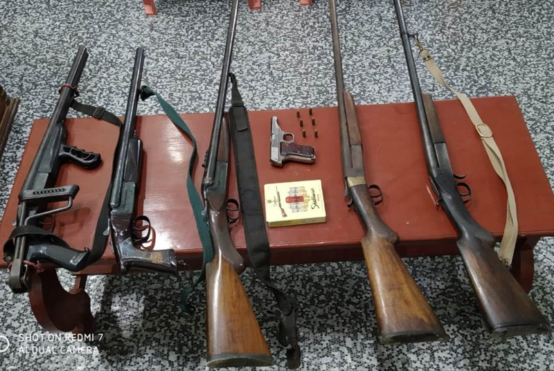 Manipur police seize arms ahead of bye-polls