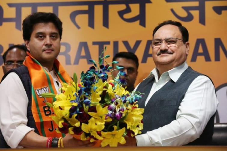 Former Congress MP Jyotiraditya Scindia joins BJP 