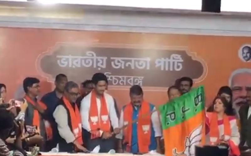 West Bengal: Actor Yash Dasgupta joins BJP ahead of Assembly polls 