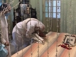 PM Narendra Modi pays tribute to Netaji Subhas Chandra Bose at Netaji Bhawan on 125th birthday