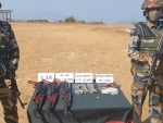 Assam Rifles recover three AK-56 rifles, 2.30 lakh Myanmar currency notes in Mizoram