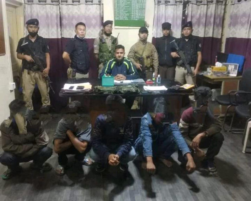 Five held in connection with extortion in Nagaland's Tuensang