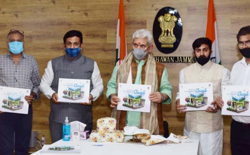 LG Manoj Sinha releases coffee table book on Chenab Valley