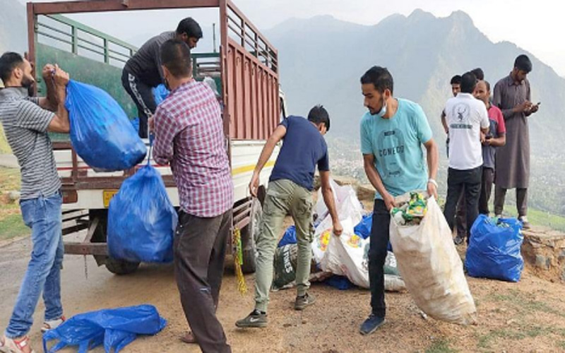 Sanitation drive held at Harwan, J&K