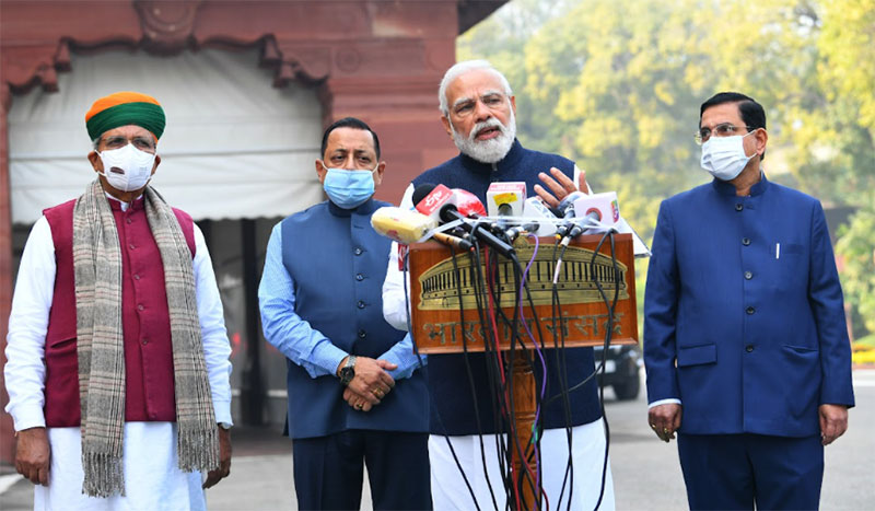 PM Modi holds strategy meet in Parliament with top ministers