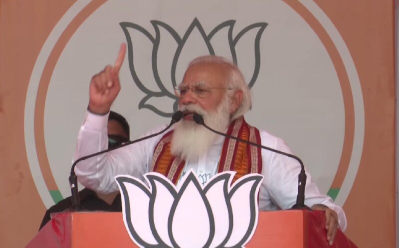 BJP is the only party rooted to Bengal: PM Modi in Kharagpur rally