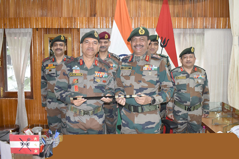 Lieutenant General Tarun Kumar Aich assumes charge as Corps Commander of Trishakti Corps