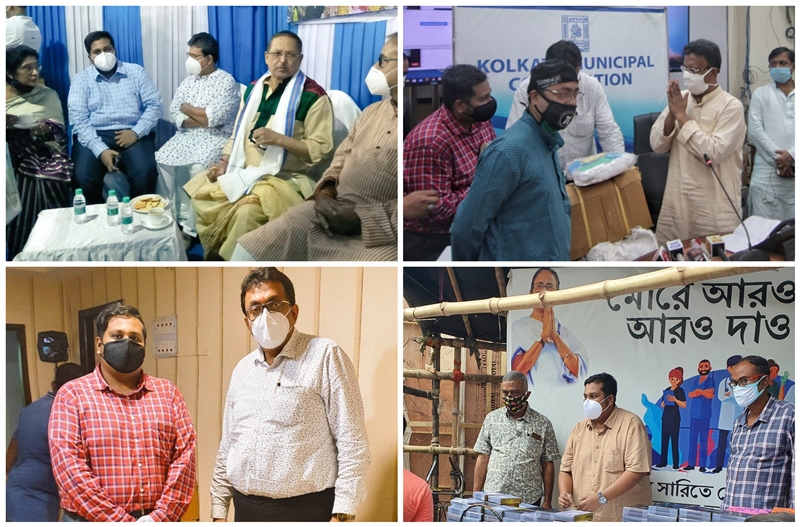 Vaccination fraudster Debanjan Deb's pictures with TMC leaders trigger row, all deny 'personal contact' with him