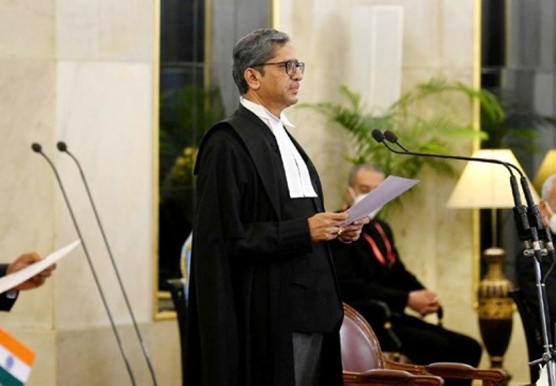 Chief Justice NV Ramana expresses concern over Delhi courtroom shooting