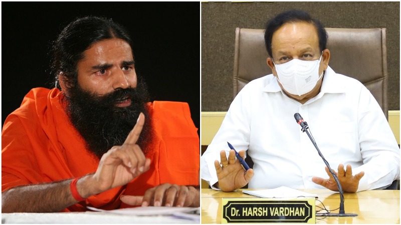 Take back your comment on allopathy: Harsh Vardhan writes to Baba Ramdev