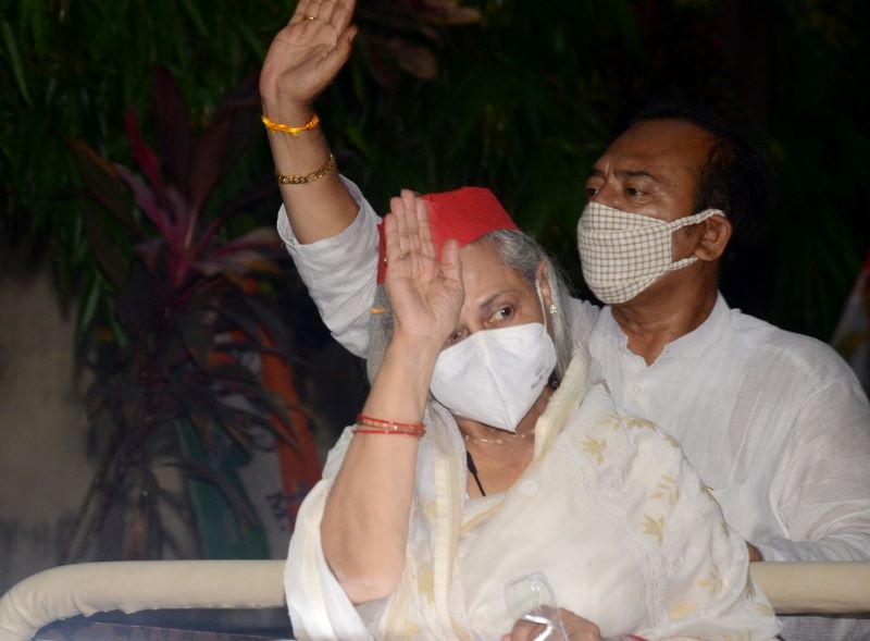 Bengal: Jaya Bachchan holds roadshow for TMC candidate Aroop Biswas in Kolkata