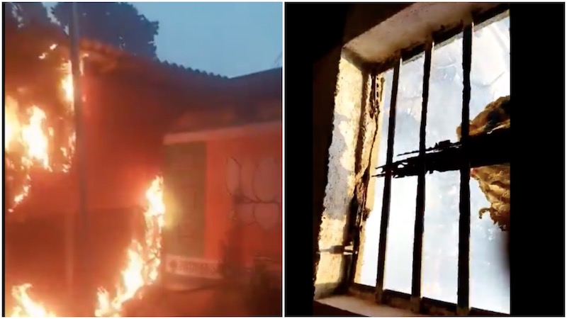 West Bengal: BJP alleges party office set on fire allegedly by TMC in Hooghly shortly after results