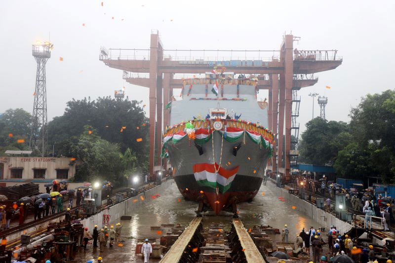 GRSE launches 'first of class' indigenous survey vessel for Indian Navy