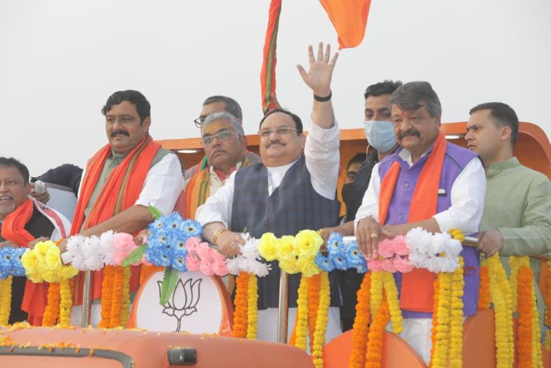 JP Nadda at the Rath Yatra (Image Credit: JP Nadda Twitter)