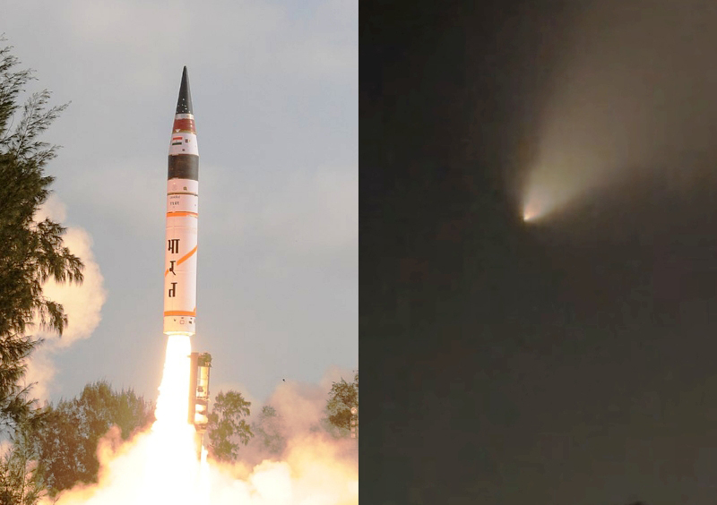 India test fires Agni V ballistic missile capable of hitting targets beyond 5,400 km amid tensions with China