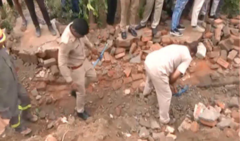 Four killed in Noida wall collapse