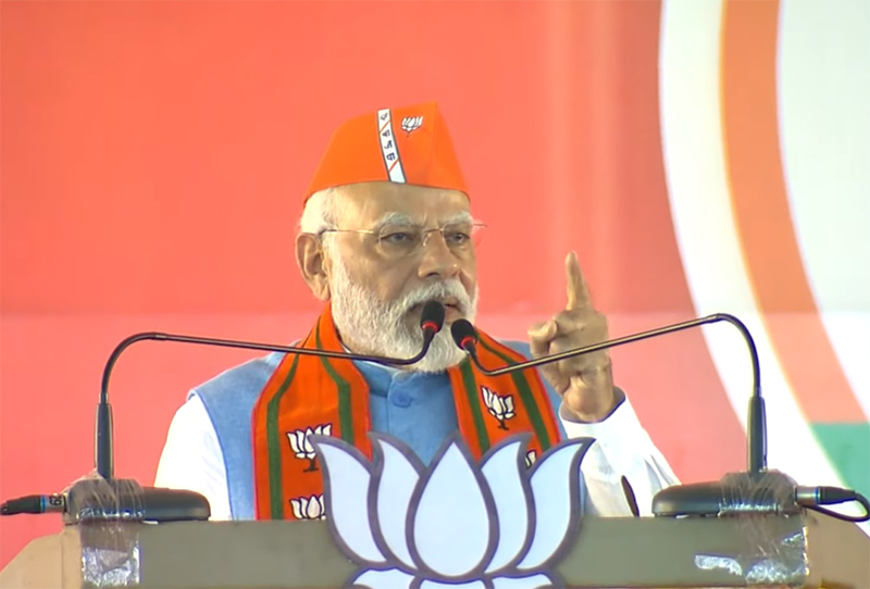 Congress mocks the poor and turns Nelson’s eye to our heritage: Modi in Madhya Pradesh