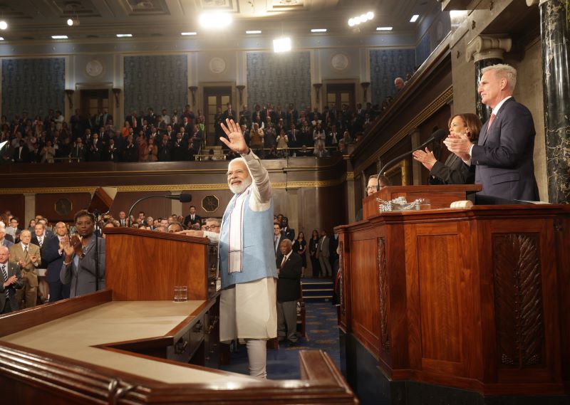 PM Modi's US Congress address stresses on Indo-Pacific stability, need for dialogue to end Ukraine war