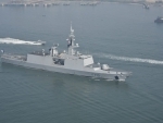 French Navy ship visiting Kochi