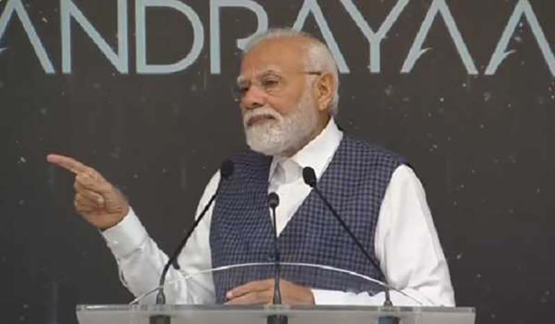 India's space industry to reach $16 bn in few yrs, says PM Modi addressing ISRO heroes